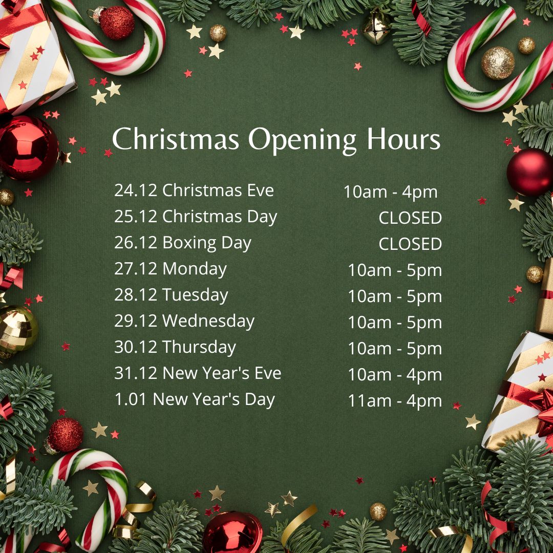 Black Festive Christmas Opening Hours Instagram Post (1)